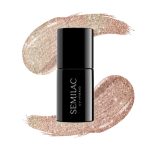 Semilac ημιμόνιμο βερνίκι 349 Delicate Vanilla Glitter 7 ml