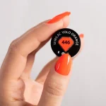 Semilac ημιμόνιμο βερνίκι 446 Yolo Orange 7 ml - Image 2