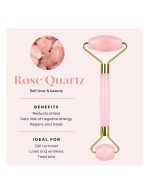 Fluff Pink Quartz Face Roller - Image 2
