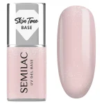 Semilac Skin Tone Cover Base Glitter Beige 7 ml
