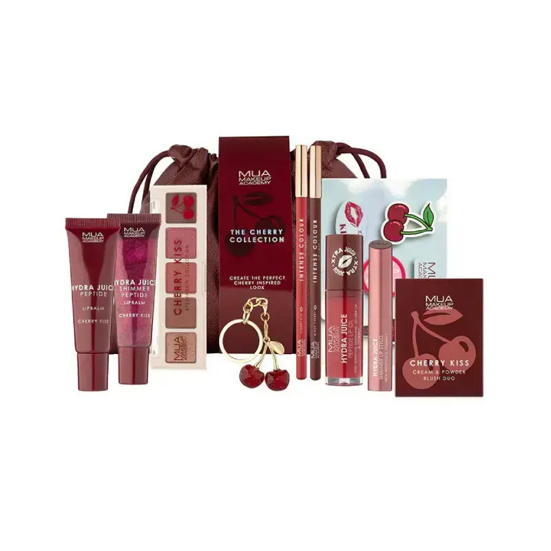 MUA Cherry Collection Παλέτα Μακιγιάζ για Πρόσωπο, Μάτια & Χείλη Cherry - Image 1